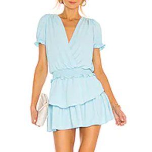 Amanda Uprichard Velma Dress in Ice Blue